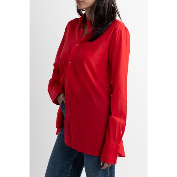 Red Vintage Button Down - Picture 2 of 6